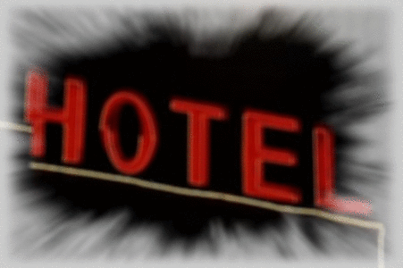 gif images of flashing hotel sign